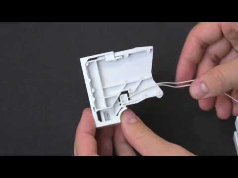 How to Restring a Top Down - Bottom Up Cellular Honeycomb Shade (Hunter Douglas)