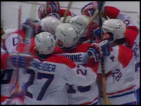 canadiens - MONTREAL CANADIENS ROAD TO THE 1993 STANLEYCUP.10 OVERTIME WINS IN A ROW.DESJARDINS GETS A HATRICK IN GAME 2 OF THE FINALS .... TO WIN IT FOR THE HABS....IT ...