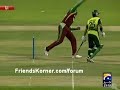 pakistan v west indies ist odi in abu dhabi  - last 2 overs game