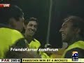 pakistan v west indies ist odi in abu dhabi  - last 2 overs game