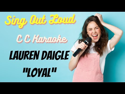 Lauren Daigle "Loyal" BackDrop Christian Karaoke