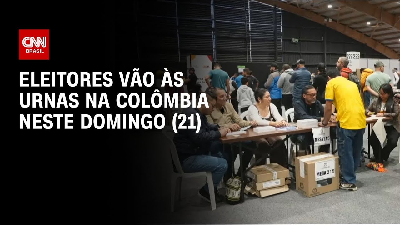 Eleições na Colômbia: 2° turno tem início; De la Espriella e Cepeda disputam Presidência | AGORA CNN