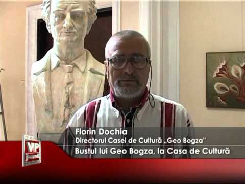 Bustul lui Geo Bogza, la Casa de Cultură