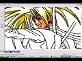 How to draw a personage in Ms. Paint ( Langrisser )