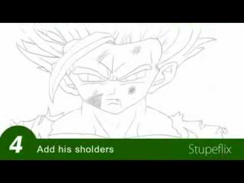 how to draw the dragon ball z characters