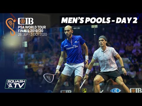 Squash: CIB PSA World Tour Finals 2019/20 - Men's Pools Day 2 Roundup