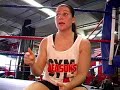 Female pro boxer Maureen Shea