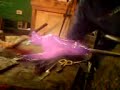 Glass Blowing - Cat - Bristol Blue Glass