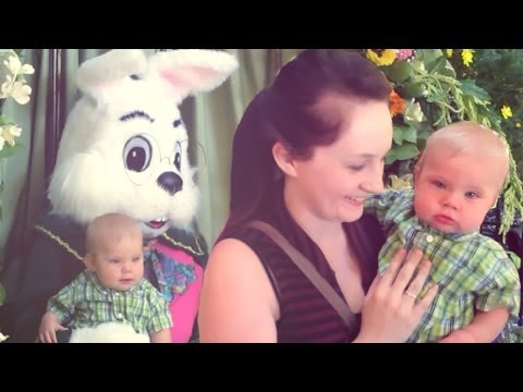 BABY MEETS THE BUNNY! (4.14.14 - Day 444)