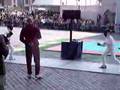 Fencing scherma happy Polizia Roma