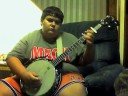 15 year old Craig Nicholas plays banjo 15 year old Craig Nicholas plays banjo