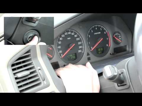 How to reset the service light in Volvo S60 (First Generation)