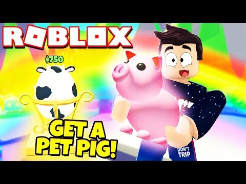 We Got A Pet Pig In Adopt Me New Adopt Me Farm Egg Update Roblox