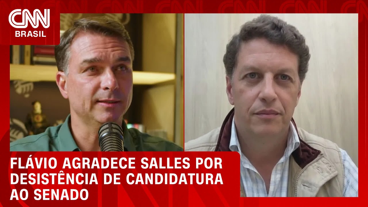 Flávio liga para Salles após desistência, mas não discute futuro de Zema | BASTIDORES CNN
