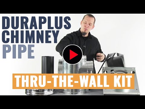 how to install b vent chimney