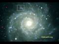 M74 Spiral Galaxy, NOAO Optical & Chandra X-ray Sequence of