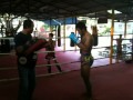 Puenthong Pinsinchai and his son Lok Puenthong at Santai Muay Thai Gym