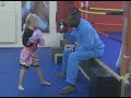 Aleysha Smol met Eric Pinas op de pads 19/07/2008