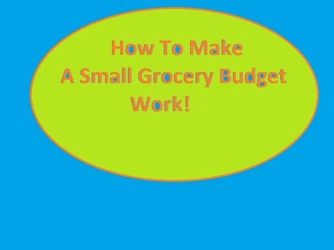 how to budget in groceries