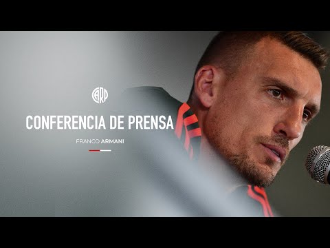 Franco Armani en conferencia de prensa | Sarmiento 0 - River 2