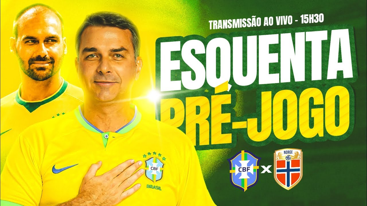 AQUECIMENTO COPA DO MUNDO - BRASIL X NORUEGA