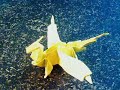 Оригами видеосхема летящего дракона