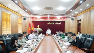 Họp Ban chỉ đạo sắp xếp đơn vị hành chính cấp xã