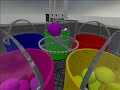 Colored ball sorter