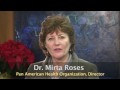 Dr. Mirta Roses, PAHO's Director