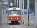 Příjezd tramvaje linky 19 do zastávky Kbelská