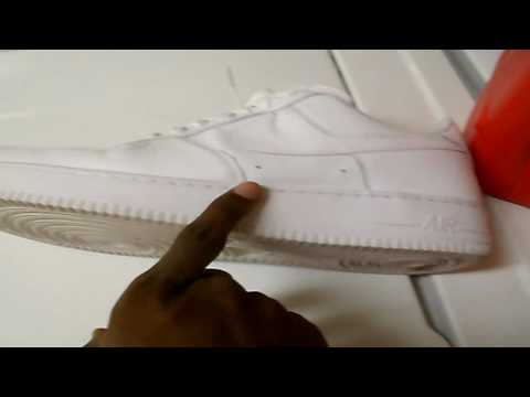 how to whiten nike shoes