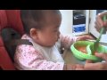 Amelia's first yam porridge__Bon Appetit!