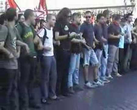 Manifestazione NoBush a Roma