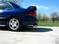 Impreza w/ greddy evo 2 & obx headers outside