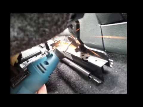 VW Golf Mk6 Drivers Car Seat Rail Jam Repair / Modification