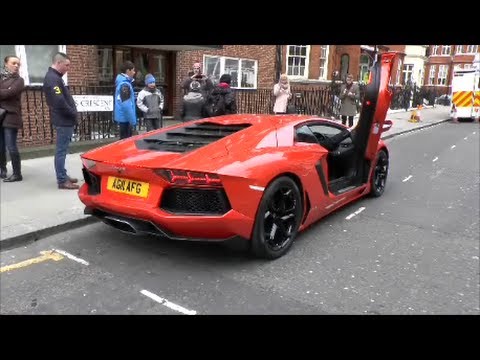 Lamborghini Aventador - Startup & Acceleration!!