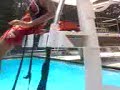 lithonia pool staff on diving board (summer 2006)