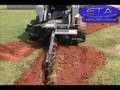 SkidSteer Trencher, Bradco 625 Trencher