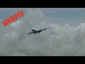 China Airlines Boeing 747 checkerboard landing Hong Kong
