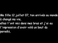 soprano inaya sur www.para-metre.skyblog.com!! aller voir !

oui, oui vous avez raison en �coutant on remarque bien qu'il dit 