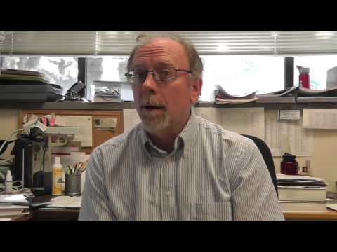 Cal biology professor Mike Meighan speaks about technology use in the classroom