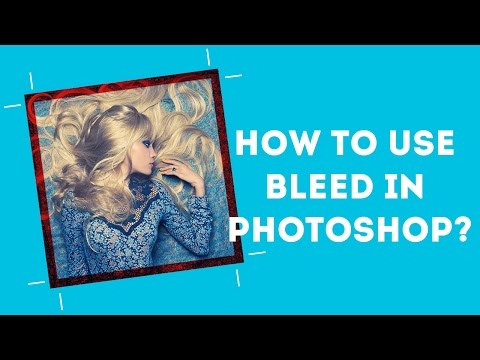 how to make bleed in photoshop