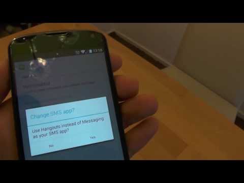 how to enable sms on android