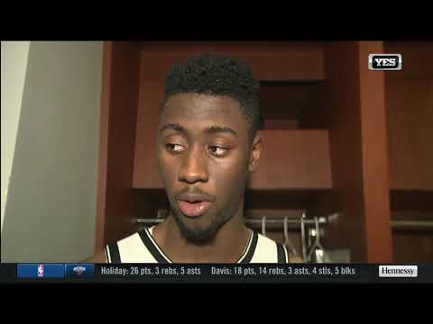 Video: Caris LeVert on late miscommunication with D'Angelo Russell