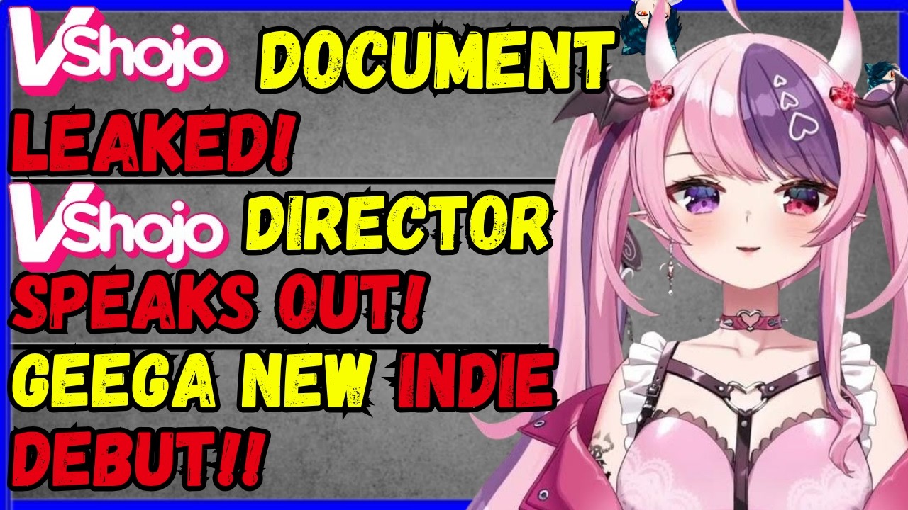 VShojo big document leaked, Director of JP speaks out, Geega big debut!!