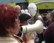 Protest przed koszalińską spółdzielnią Przylesie
