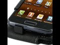 Click here to watch this video PDair Leather Case for Samsung Galaxy S Advance GT-i9070 - Flip Top Type (Black)