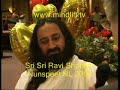 interview with indian spiritual teacher sri sri ravi shankar in nunspeet, 2000.