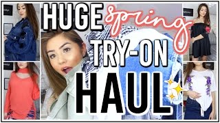 HUGE Spring Try-On Haul 2017! ♡ ft. Boohoo ♡ Adyel Juergensen