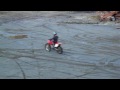 crf250r and Trx700xx riding in gravel pits